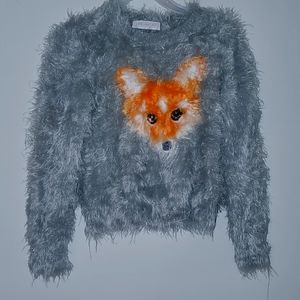 NWT Children’s Place Fluffy Fox Sweater